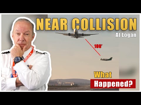 Видео: Почти в воздухе в Бостоне, Логан: Delta против Cessna — УВД приказывает уйти на второй круг