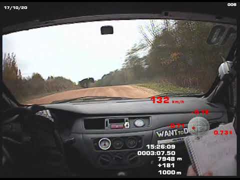 Видео: Ралли Пушкинские Горы 2020, онборд СУ4, Андрющенко/Андреев, EVO7