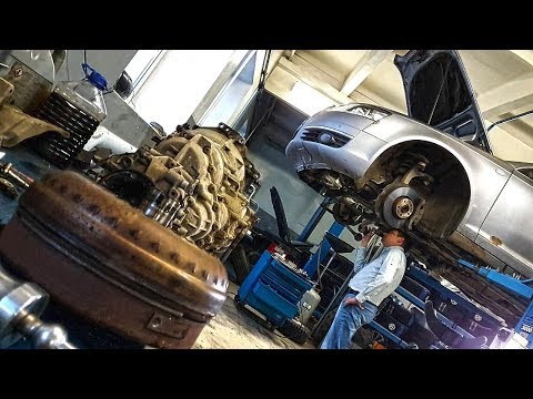 Видео: А6 с пробегом 600к! ТРЯСЁТСЯ и не едет? Снимаем коробку!