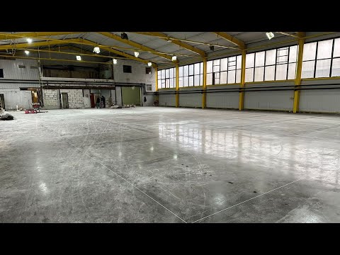 Видео: Бетонные полы с топпингом