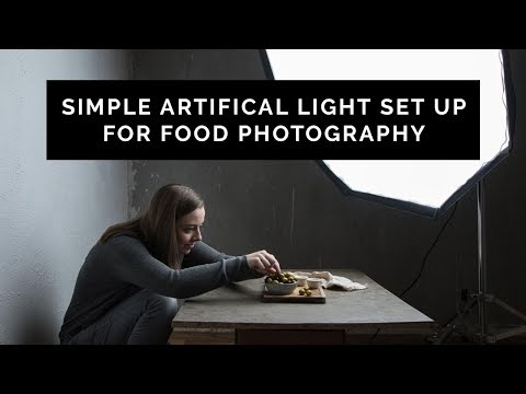 Видео: Как использовать искусственный свет в фуд-фотографии (используя только ОДИН источник света)