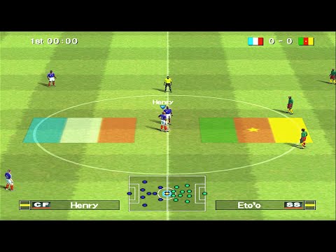 Видео: Pro Evolution Soccer 6 — Франция против Камеруна | PS2