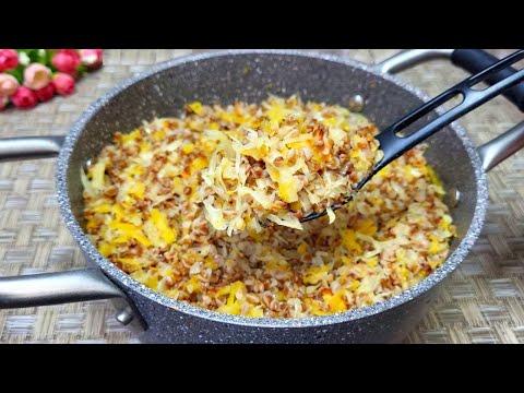 Видео: Беру стакан ГРЕЧКИ и КАПУСТУ и готовлю Быстрый Ужин для всей семьи за 30 минут! Вкусно и просто