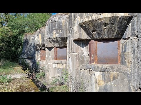 Видео: 25.09.2023 Gros Ouvrage du Hochwald (часть 2) East - линии Мажино (la ligne Maginot) снаружи, R1
