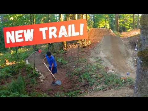 Видео: Строю АБСОЛЮТНО НОВУЮ ТРОПУ у себя на заднем дворе!!