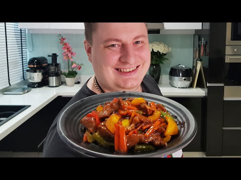 Видео: Свинина в кисло сладком соусе по-китайски. Свинина по Китайски. Свинина на сковороде.