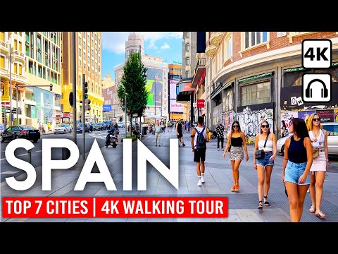 Видео: 7 лучших городов Испании 🇪🇸 Прогулки в 4K по местам, которые обязательно нужно посетить