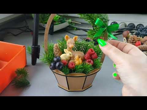 Видео: Мыло "Лесная сказка" в корзине
