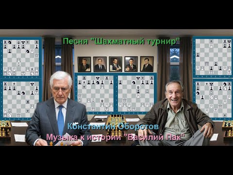 Видео: 02. Песня "Шахматный турнир". Константин Оборотов. Музыка к истории "Василий Пак".