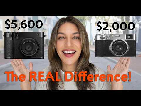 Видео: Fuji GFX100RF против X100Vi: стоят ли 102 мегапикселя того?