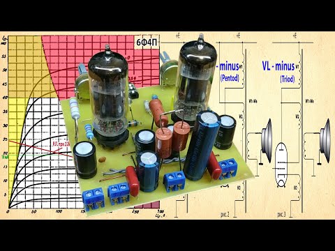 Видео: 6Ф4П Режимы пентода оконечного каскада усилителя SE
