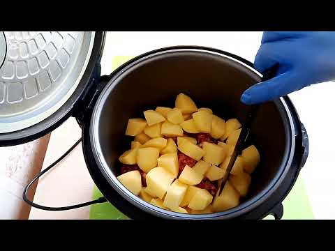 Видео: Мультиваркада дайындалатын дәмді жаркое! Вкусное жаркое, приготовленное в мультиварке!