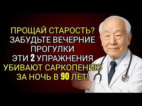 Видео: Забудьте о Ходьбе! Эти 2 Домашних Упражнения Наращивают Мышцы и Побеждают Саркопению