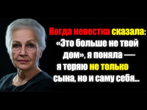 Видео: «Это больше не твой дом»... Слова невестки разбили мне сердце — и открыли правду