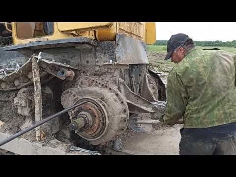 Видео: Разбираем бортовую Бульдозер ЧТЗ Т-130    5 июня 2021 г.