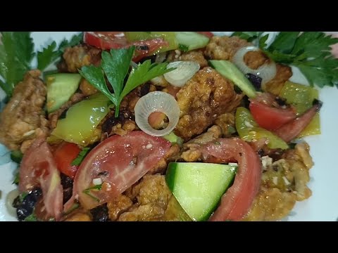 Видео: 🌺БАКЛАЖОНЛИ САЛАТ ТАЙЕРЛАЙМИЗ🌺 мазаси Огизда колади🌺😋😋😋🌺👌🙂