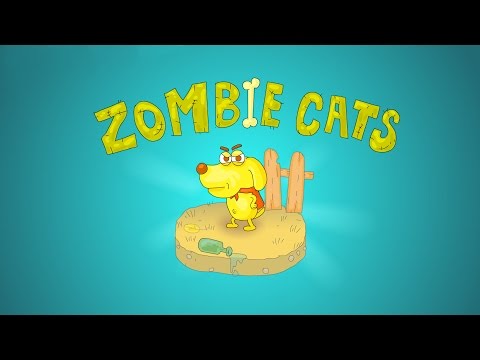 Видео: Мультики про зомби: Коты зомби | Zombie cats - GF4Y.COM