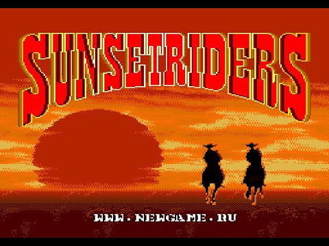 Видео: Sunset Riders (No Damage) Playthrough (Sega Mega Drive) / Прохождение (Без Повреждений)