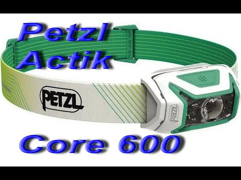 Видео: Фонарь налобный Petzl Actik Core 600 лм аккумуляторный компактный перезаряжаемый