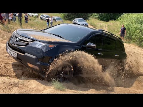 Видео: Батл Acura MDX против Audi Q5. Акура нагибает Ауди!!!