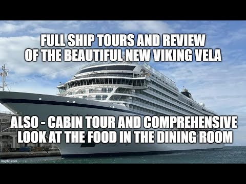 Видео: Океанский лайнер Viking Cruises - New Viking Vela – Полная экскурсия по лайнеру, обзор и коммента...