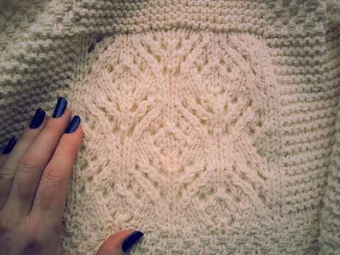 Видео: Как вязать ажур. Нежный АЖУРНЫЙ узор спицами для ПЛЕДА.