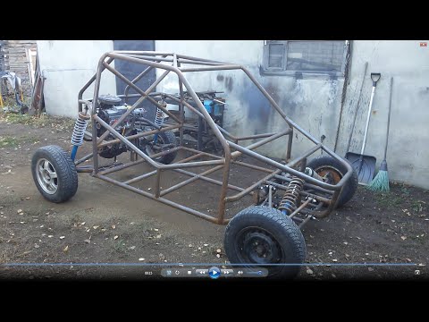 Видео: БАГГИ из ВАЗ 2109.Часть 3. Поставил на колёса.