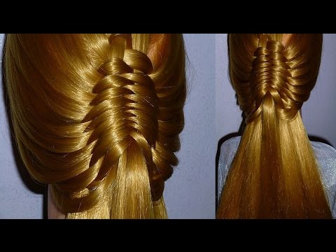 Видео: ЛЕГКО, БЫСТРО.Причёска для средних, длинных волос.Плетение кос/волос. Причёски для детей в школу