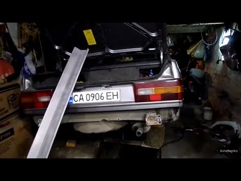 Видео: Замена порога Volvo 740-940