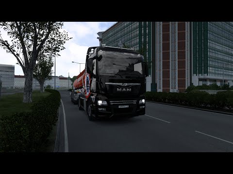 Видео: Euro Truck Simulator 2 - 1.56 VTCPanel - Срочный контракт - Руль Logitech G27 #ets2
