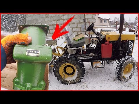 Видео: Цепи на колеса. Косилка от гидромотора. САМОДЕЛЬНЫЙ ТРАКТОР