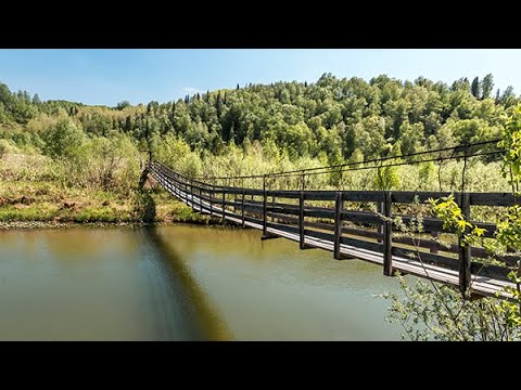 Видео: Село Егорьевское, река Суенга.  Маслянинский район НСО, Западная Сибирь