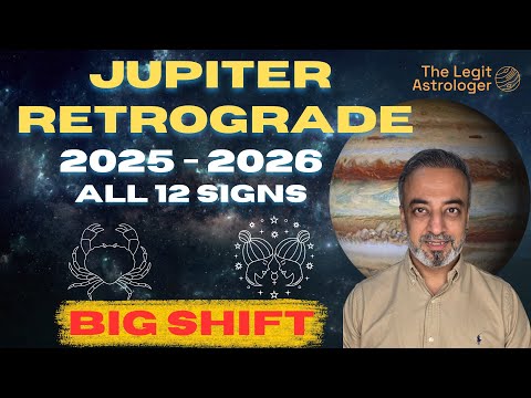 Видео: Ретроградный транзит Юпитера для всех Асцендентов с 11 ноября 2025 г. по 11 марта 2026 г. в Раке ...