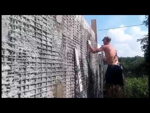 Видео: Дом купить или строить из СИП-бетона "Русская стена", часть 9 я, устройство маяков