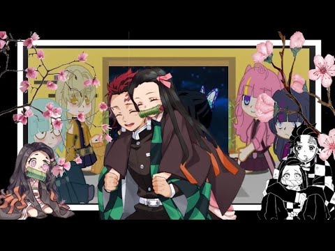 Видео: реакция охотников на демонов на || Танджиро и Незуко ||