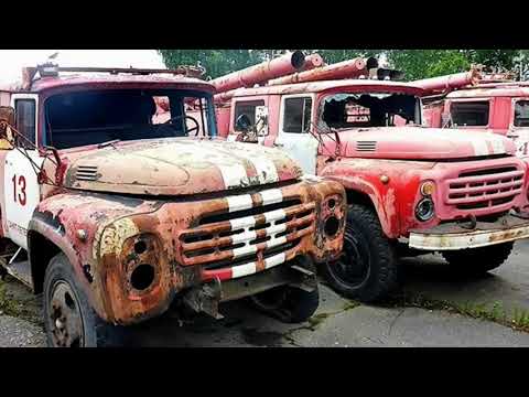 Видео: Брошенные грузовики и автобусы №2