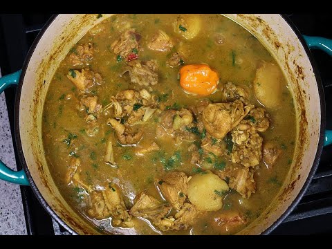 Видео: Курица карри с картофелем | Caribbeanpot.com