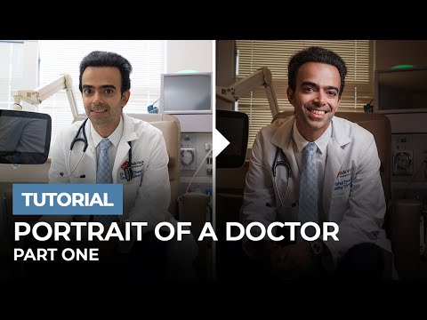 Видео: Полное руководство по фотографии и освещению: Портрет врача. Часть 1