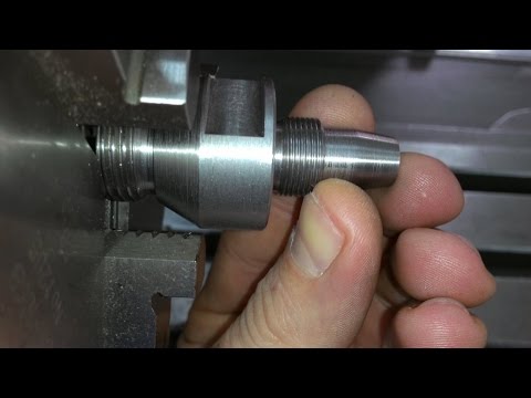 Видео: Как фиксировать деталь зажимая её за резьбу