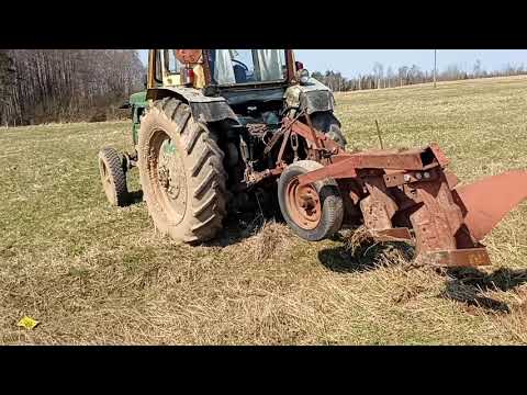 Видео: пашем огороды на юмз