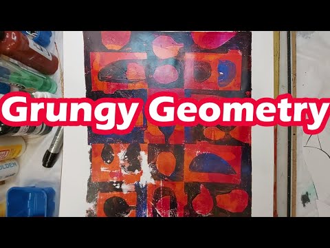 Видео: Гранжевая геометрия: развлечения с желеобразной пластиной