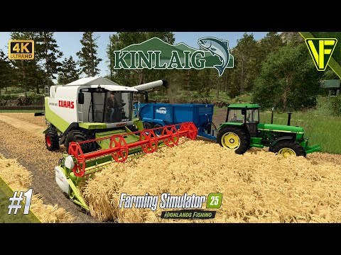 Видео: Новое начало в горах! | Kinlaig, эпизод 1 | FS25 Highlands Fishing