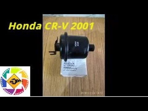 Видео: Honda CR-V  2001г. замена бензофильтра   replacement of the benzofilter