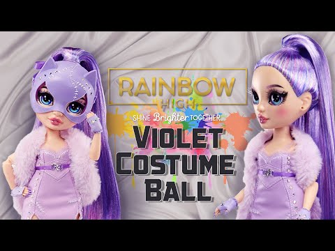 Видео: ✨Обзор Rainbow high - Violet - Costume Ball ✨ Кошка с грацией картошки ✨