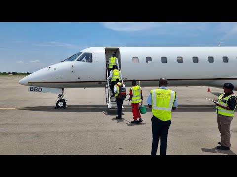 Видео: Embraer 145 а/к Fastjet Zimbabwe (Federal Air) | Рейс Йоханнесбург — Виктория-Фолс