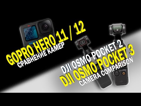 Видео: Битва экшн-камер: GoPro Hero 11 против DJI Osmo Pocket 3 и Osmo Pocket 2 (Camera comparison)