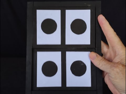 Видео: Раскрыт «новый» фокус с изменяющимися чёрными точками. Как это сделать?