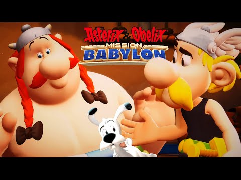 Видео: Астерикс и Обеликс: Миссия «Вавилон» Все заставки | Игровой фильм (PS5)