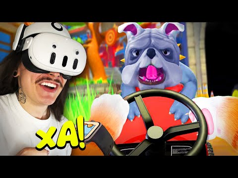 Видео: НЕПОСЛУШНЫЙ КОТ ЗАДАВИЛ СОБАКУ!! (I Am Cat VR)