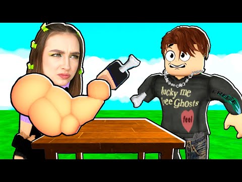 Видео: Я ЧЕМПИОН АРМРЕСТЛИНГА в ROBLOX ! 😱 Симулятор Армрестлинга Роблокс